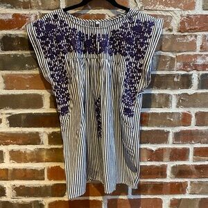 TCU/LSU School Spirit Top NWOT